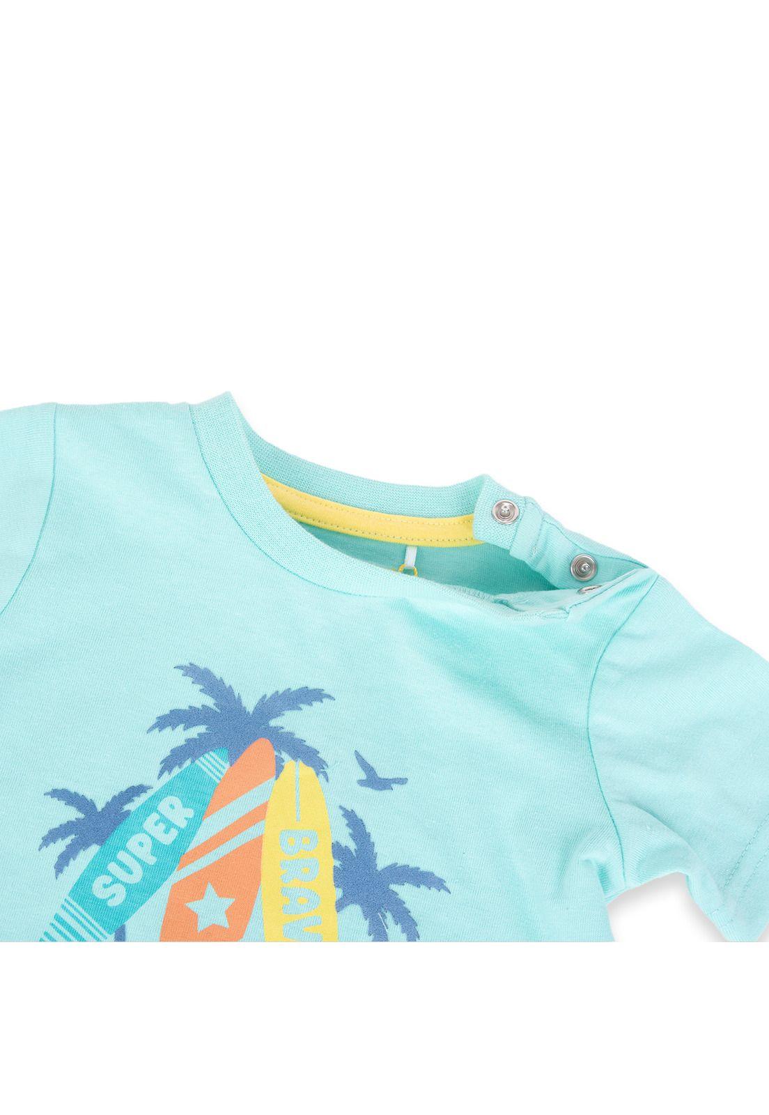 Polera Bebé Niño Verde Pillin-2
