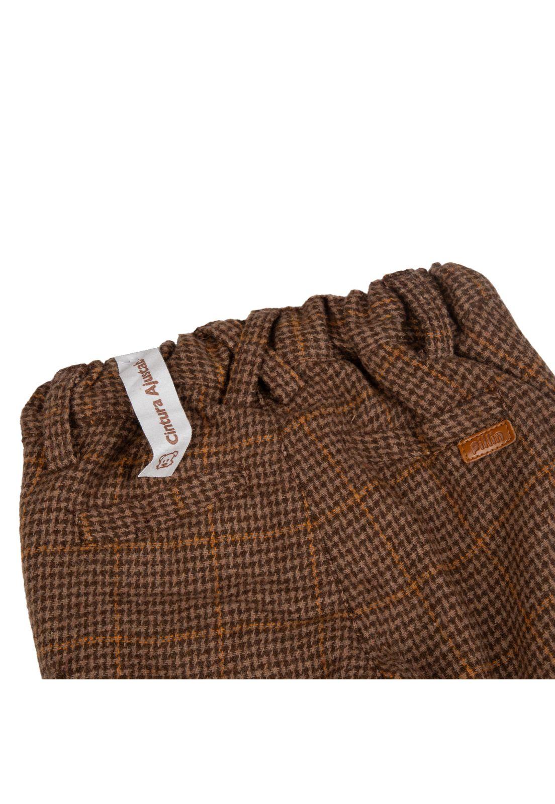 Pantalón Bebe  Café Pillin ( PVB832-25CAF )-2