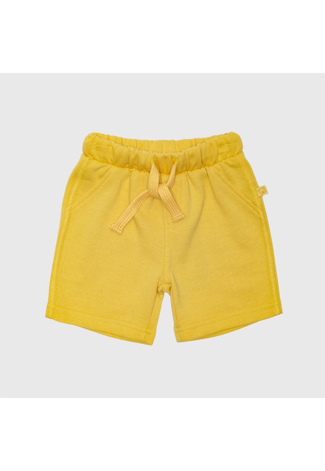 Bermuda Bebe Niño Amarillo Pillin-1