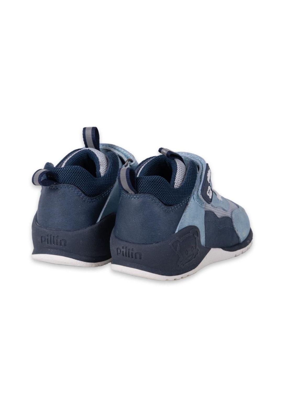 Zapatillas Pasos Bebe Niño Azul Pillin-3