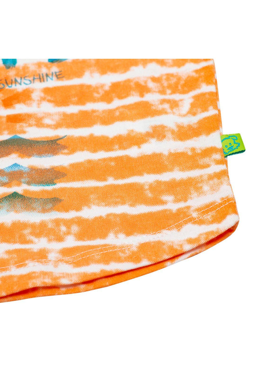 Polera S/M Bebé Niño Salmón Pillin-3
