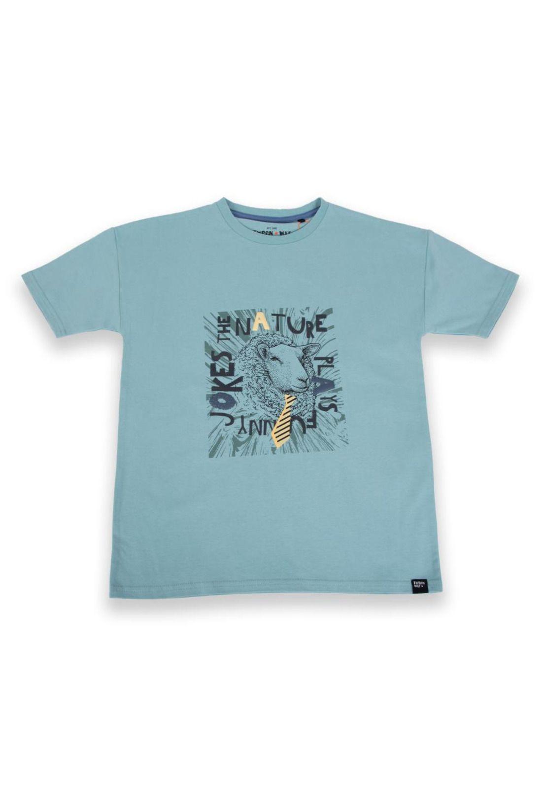 Polera Niño Verde Pillin-0
