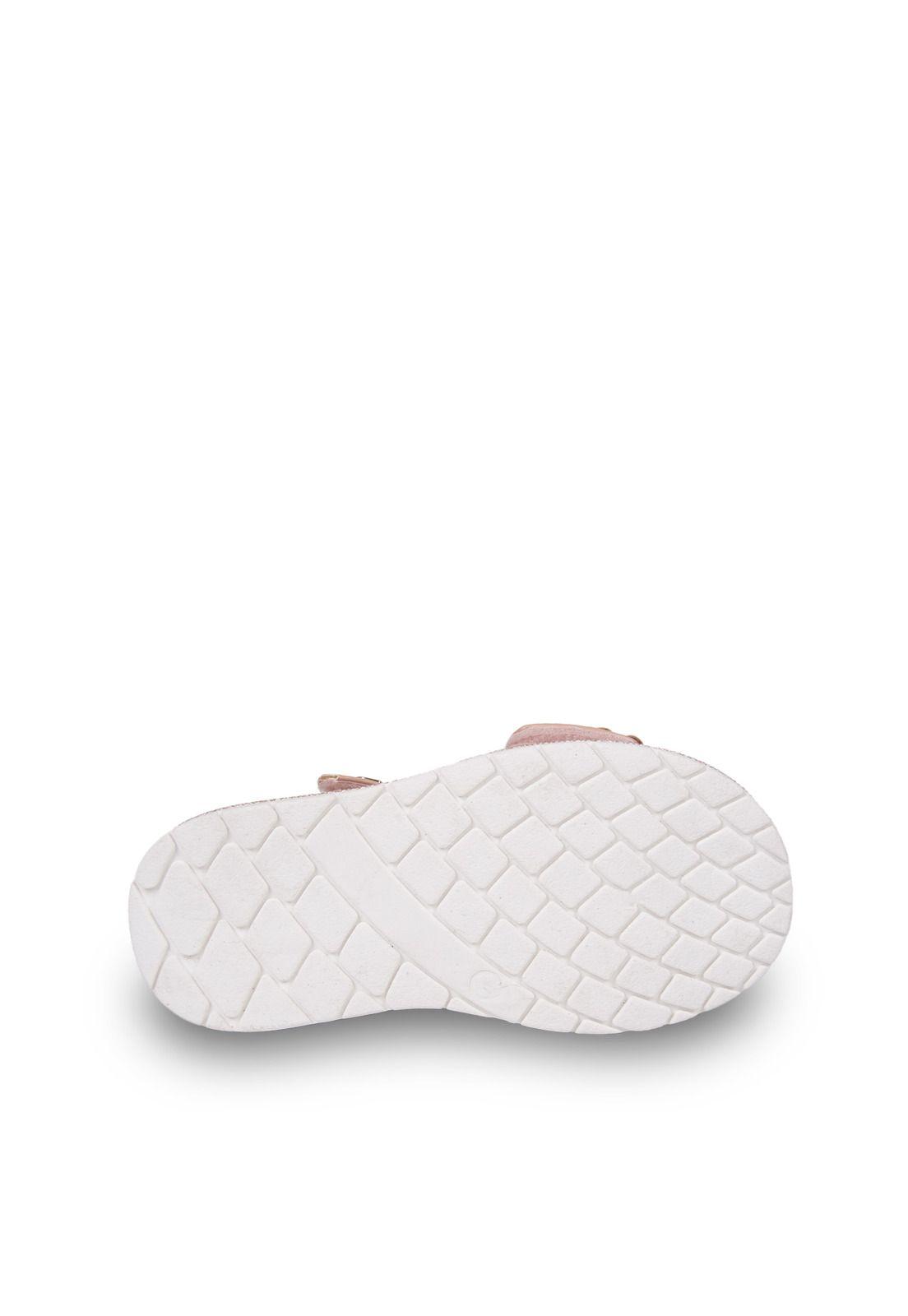 Sandalia Niña Abierta con Doble Velcro Damasco Pillin-2