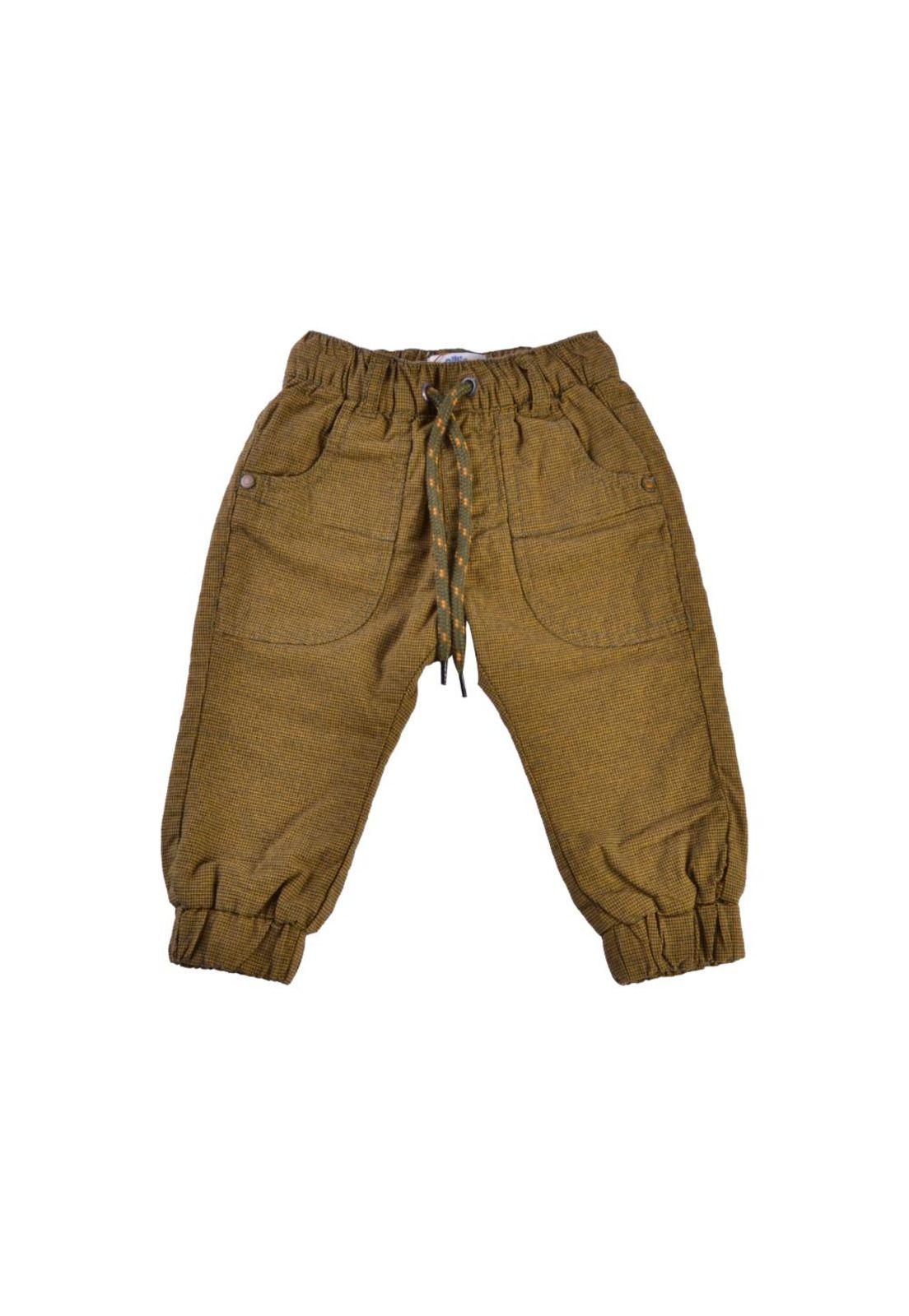 Pantalón Bebé Niño Verde Pillin-0