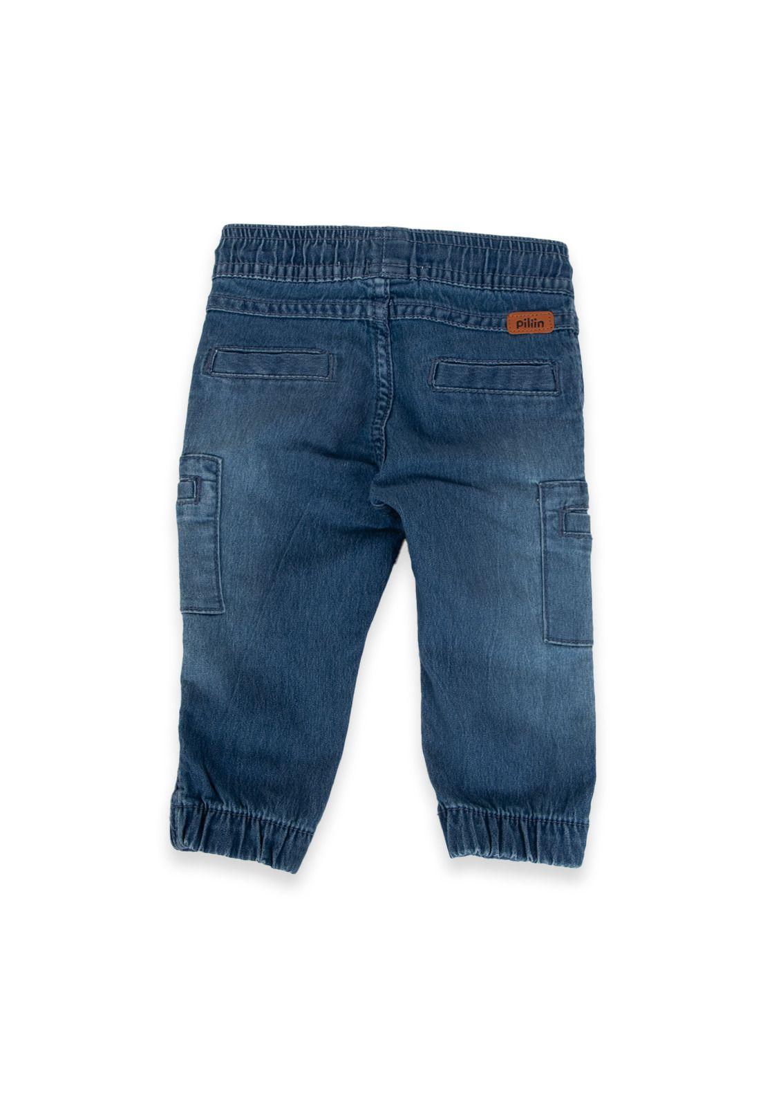 Pantalón Bebé Niño Denim Pillin-2