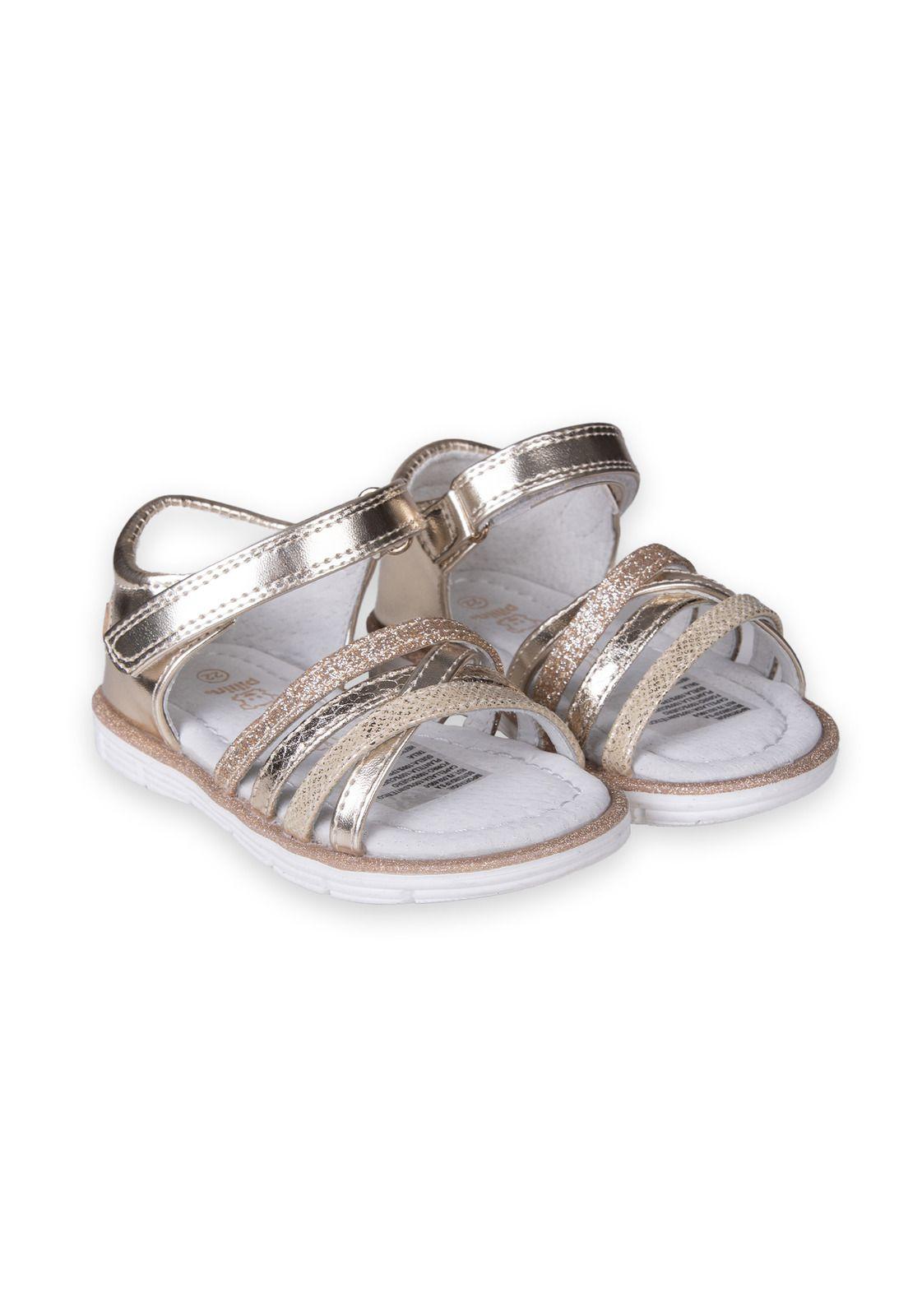 Sandalias Bebé Niña Dorado Pillin (PZC402-25DOR )-0