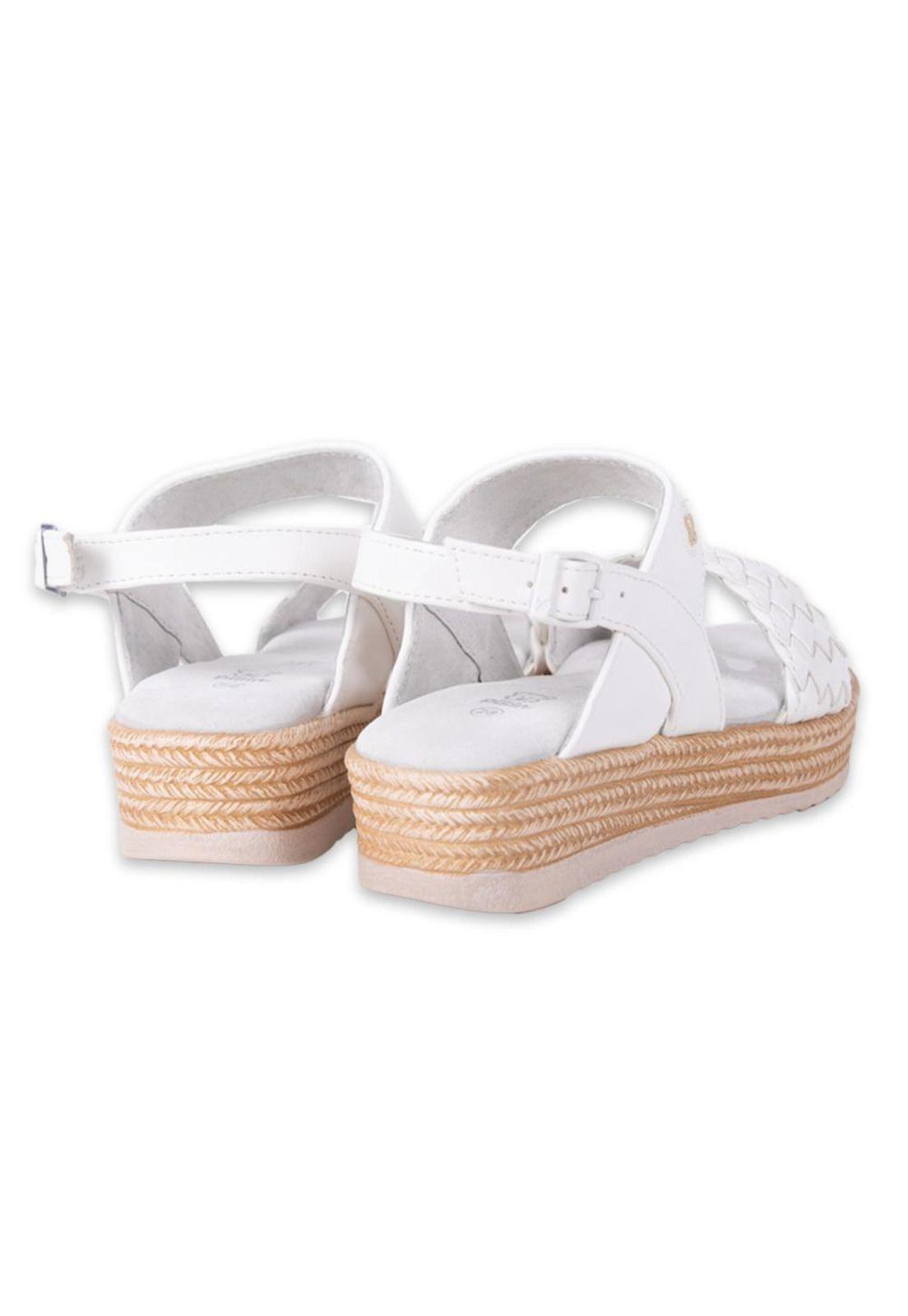 Sandalias Niña Blanco Pillin-3