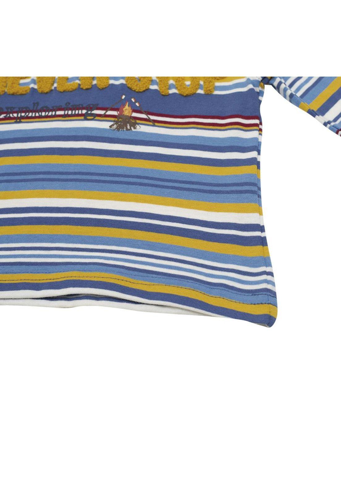 Polera Bebé Manga Larga Azul Pillin-2