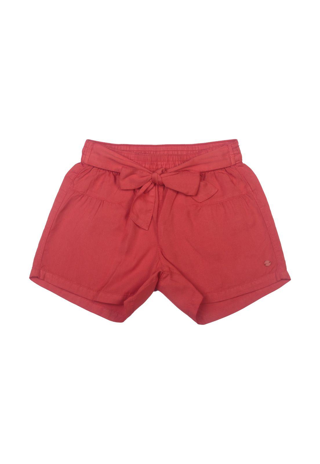 Short Niña Rojo Pillin-1