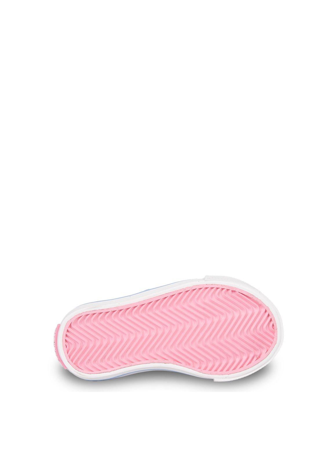 Zapatilla Bebé Niña de Lona con Brillos Denim Pillin-2