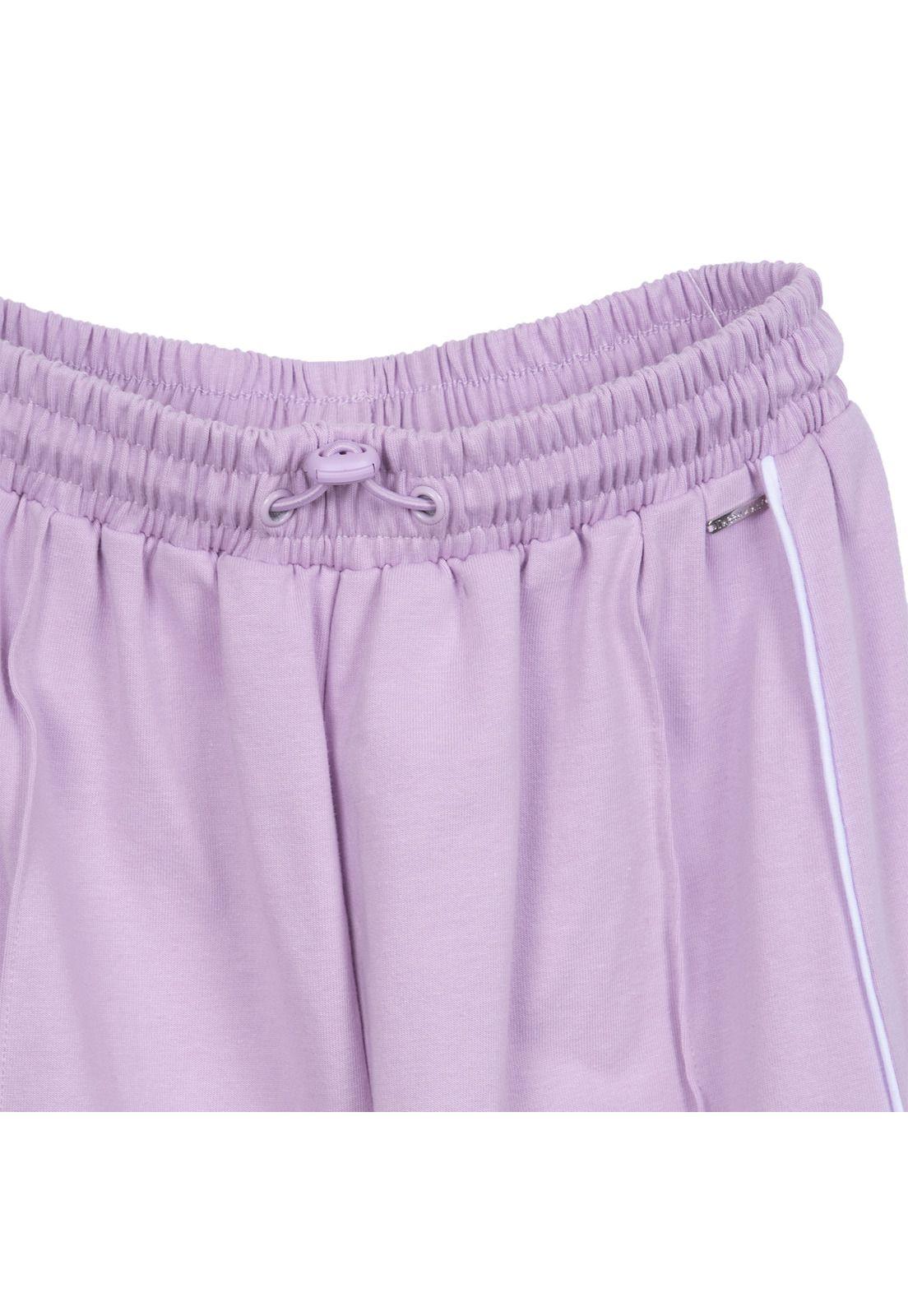 Pantalón Niña Pierna Ancha Malva Pillin-2
