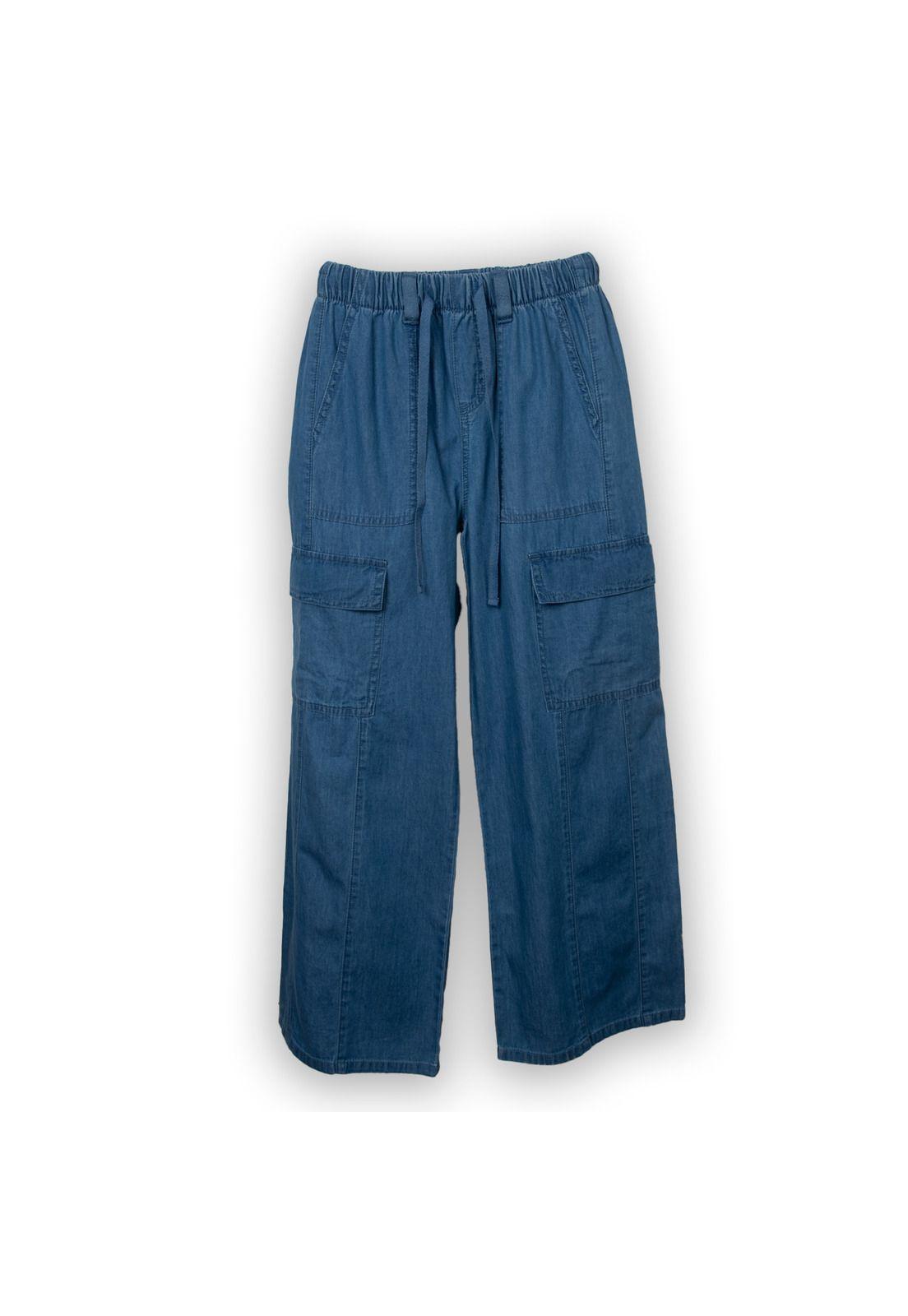 Pantalón Niña Azul Pillin (TVC708-25AZU6)-0