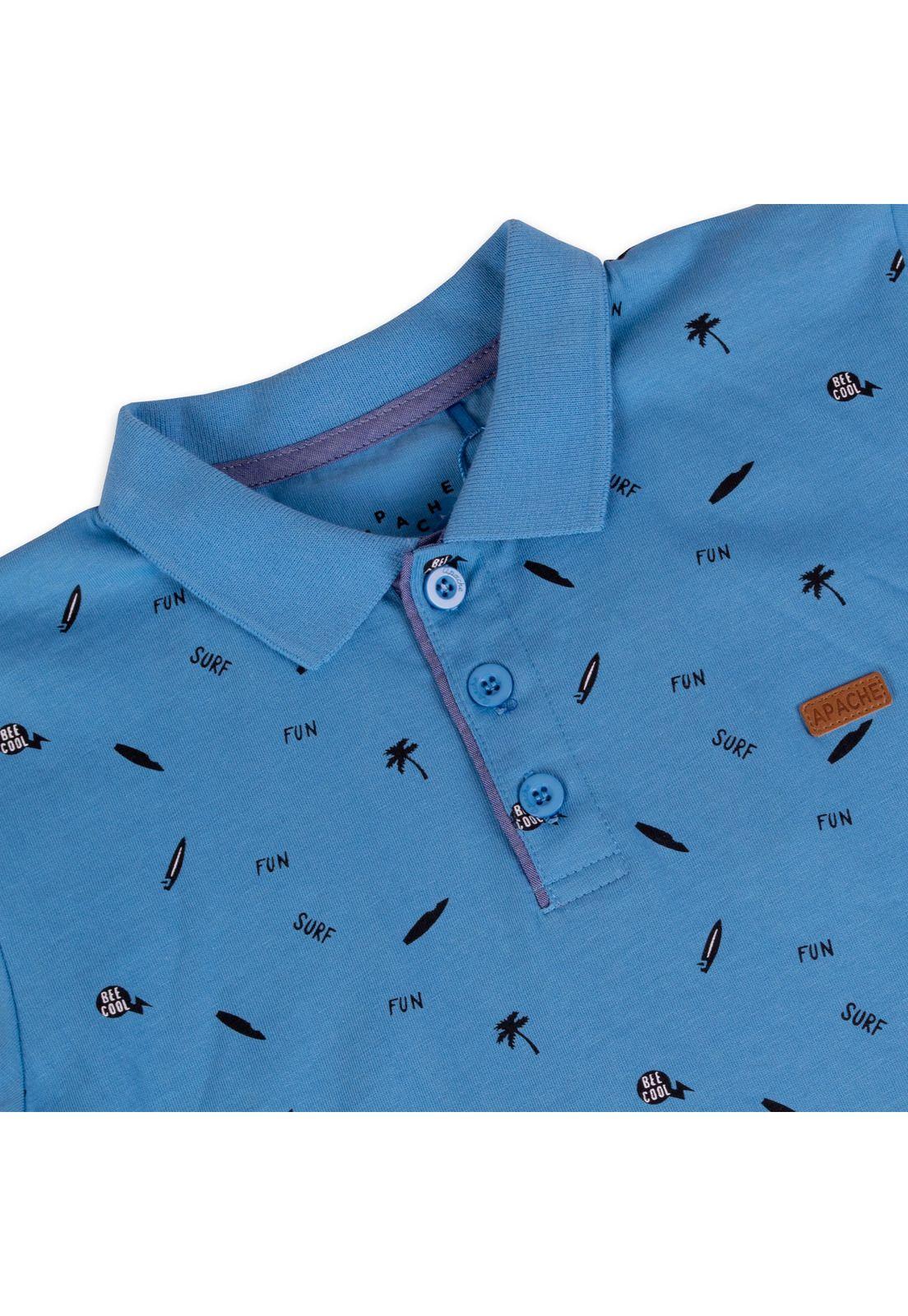 Polera Niño Celeste Pillin-1