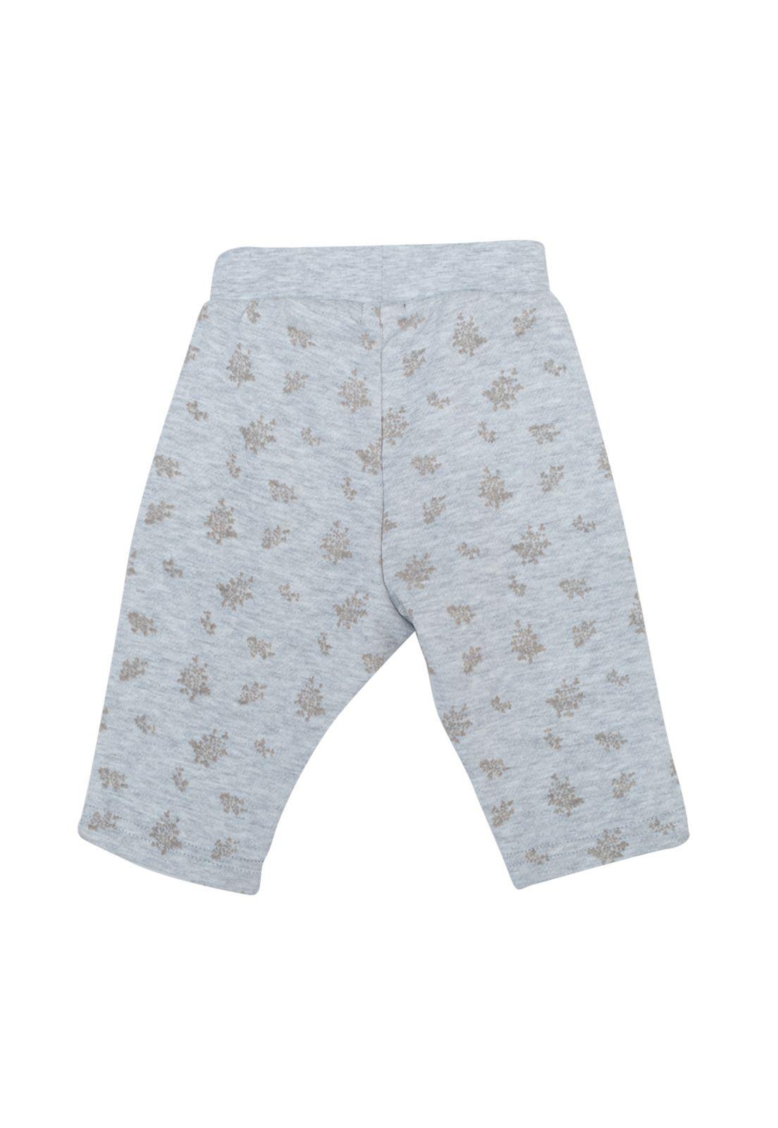 Pantalón De Buzo Bebé Niña Gris Pillin-2