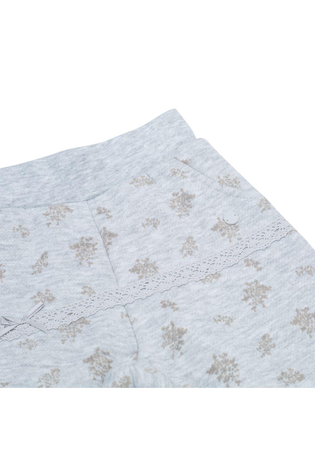 Pantalón De Buzo Bebé Niña Gris Pillin-3
