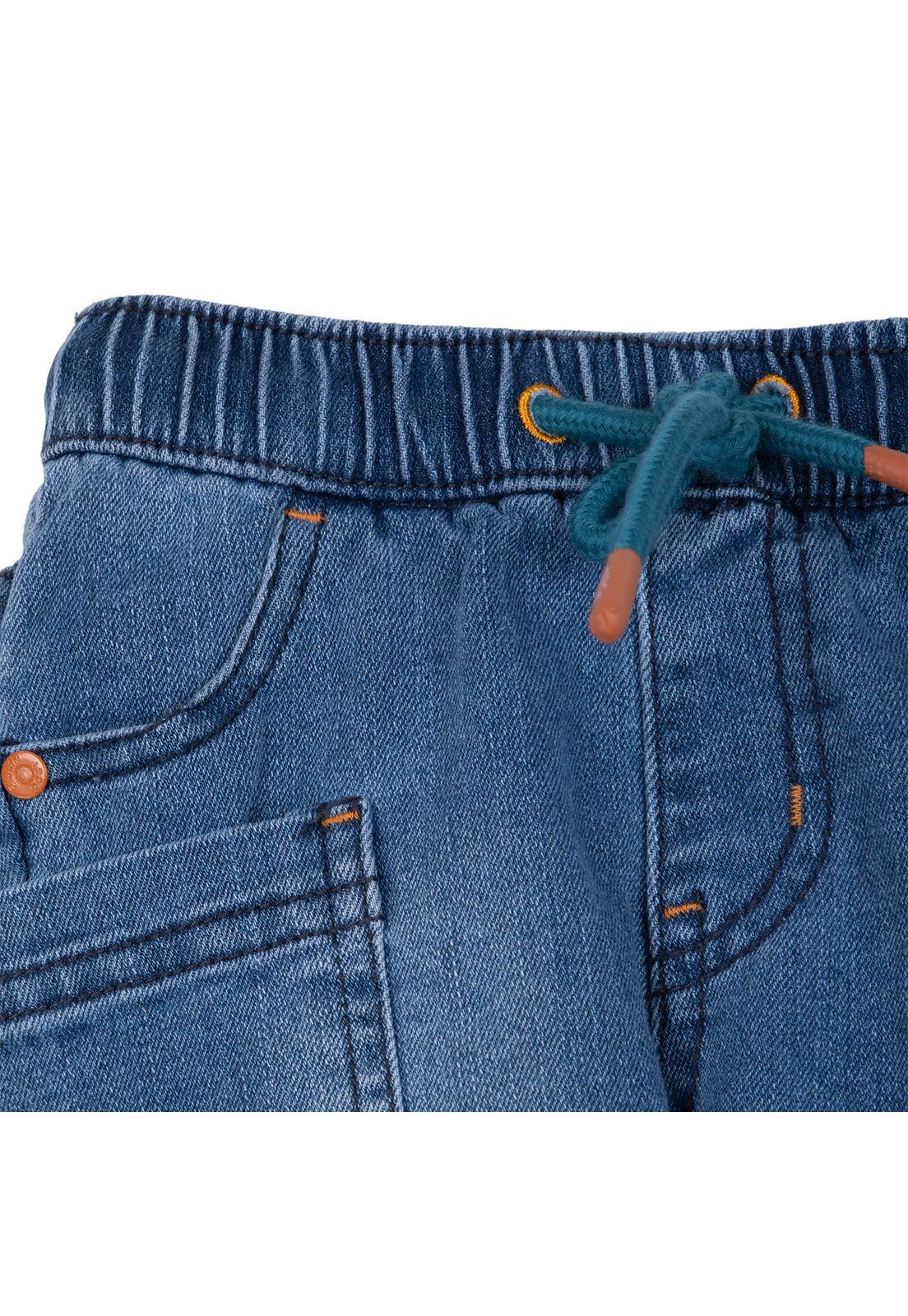 Conjunto Denim Bebé Niño Elasticado Estampado Aqua Pillin-3