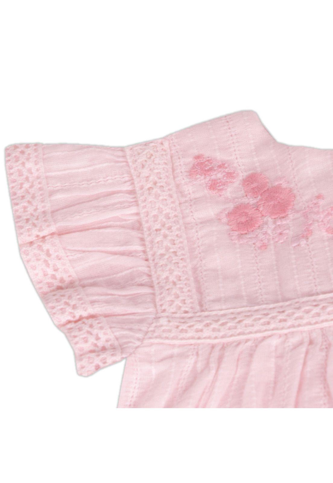 Vestido Bebe Niña Rosado Pillin-3