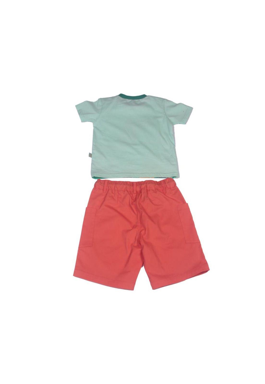 Conjunto Bebe Niño Naranja Pillin-3