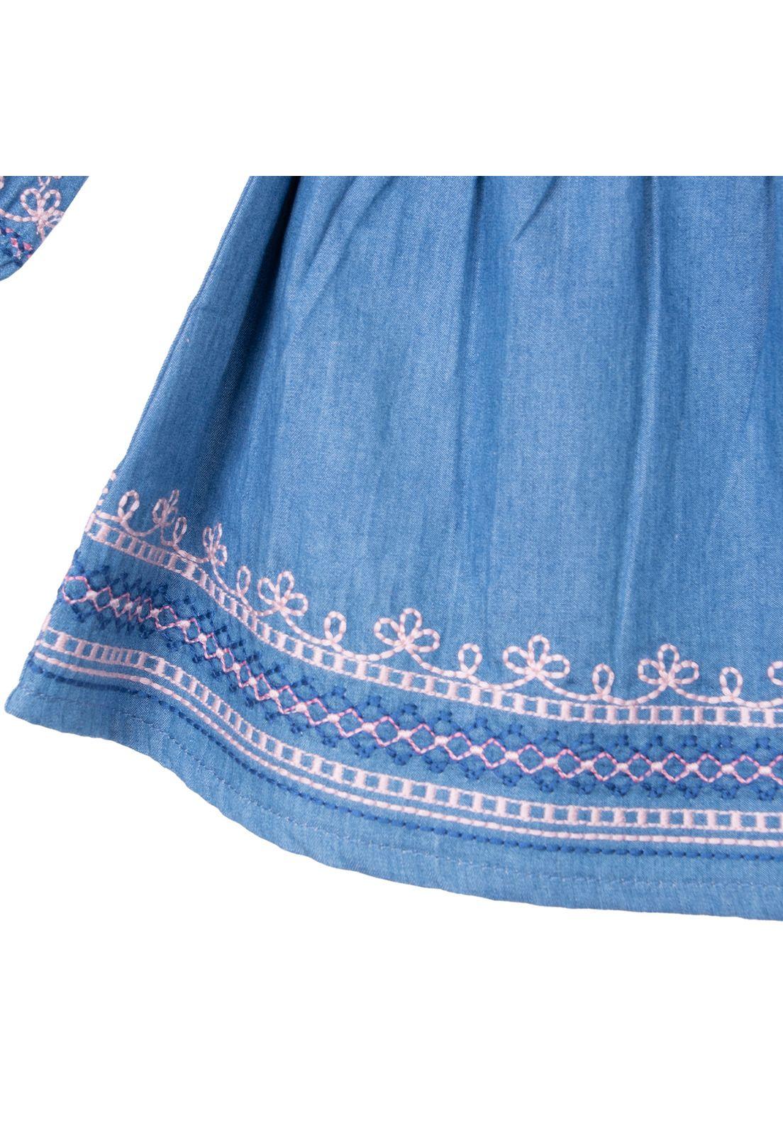 Vestido   Pillin Azul Niña (PVD710-26DEN)-3