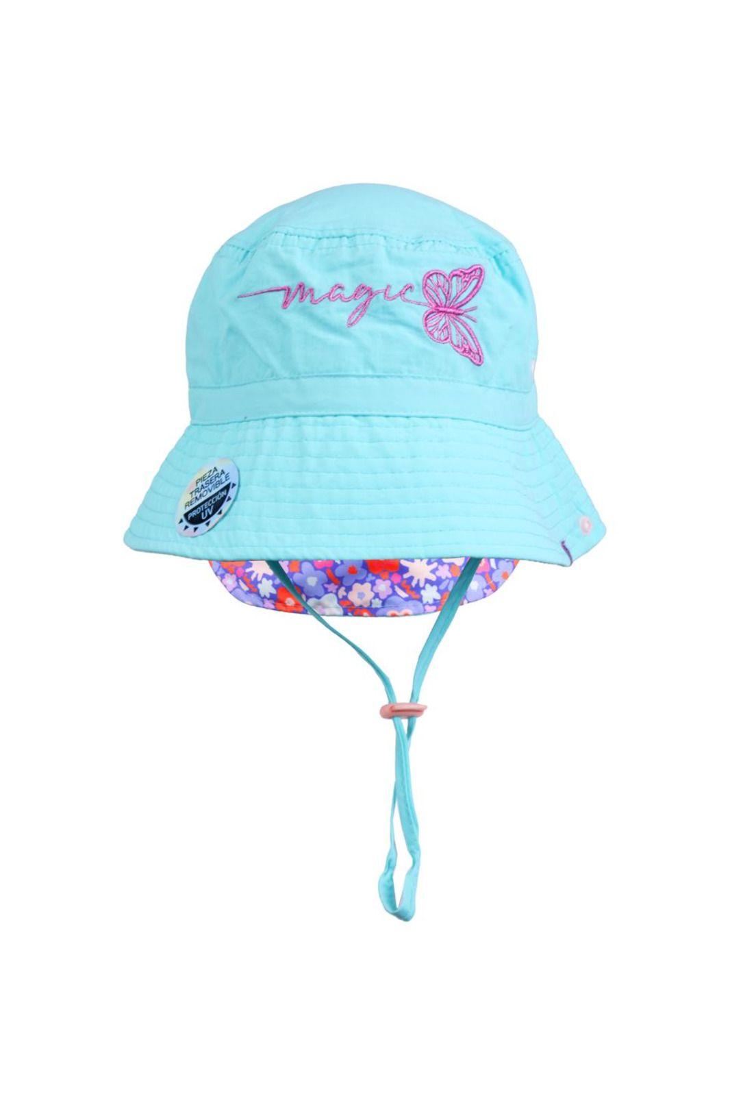 Gorro Niña Turquesa Pillin-0