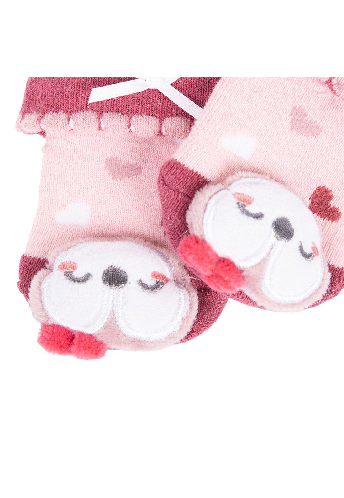 Calcetines  Rosado Niña Pillin (PAD101-26ROS)-1