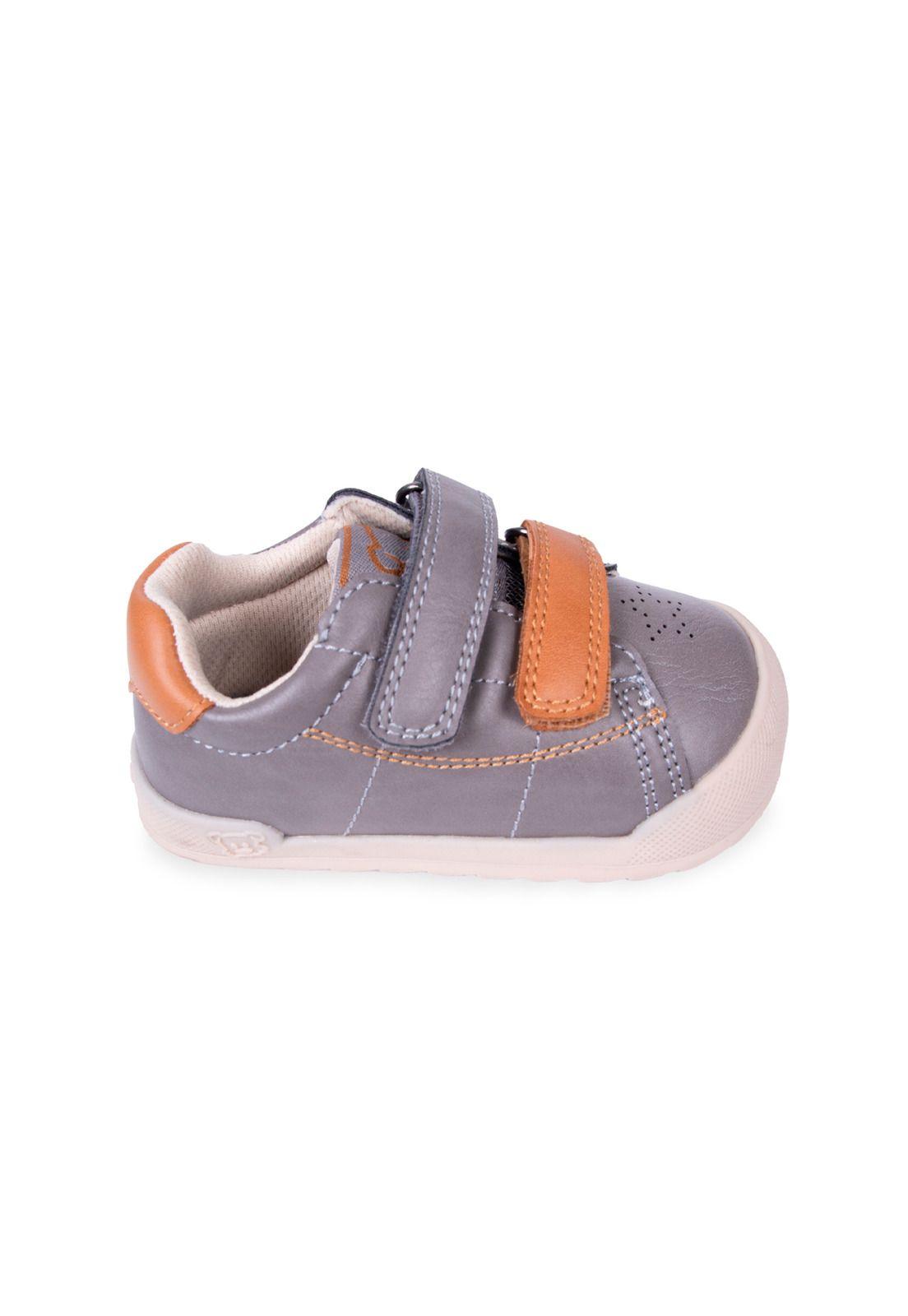 Zapatillas  Gris Niño Pillin (PZD211-26MAR)-3