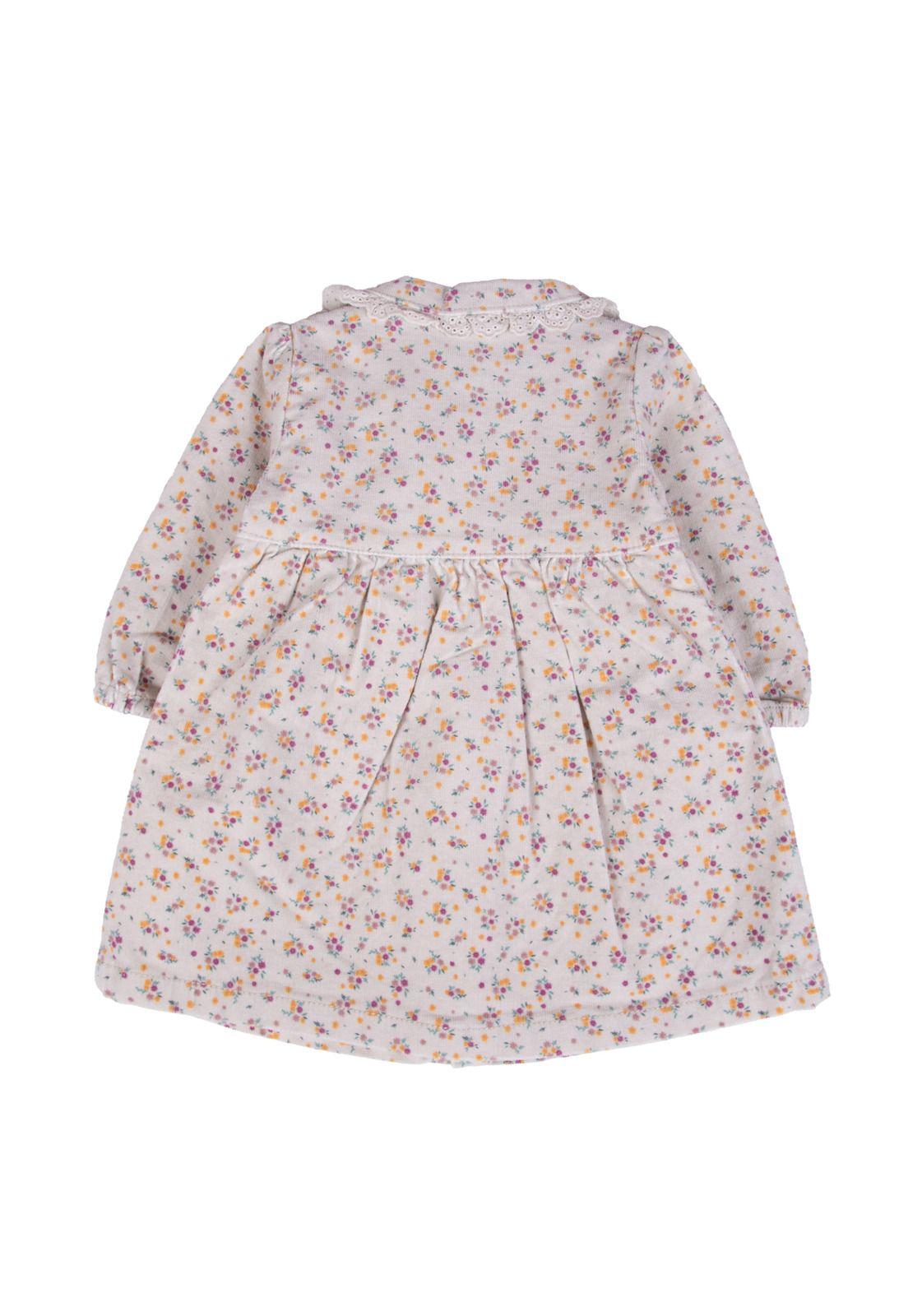 Vestido Bebe  Blanco Pillin ( PVB840-25CRU )-2