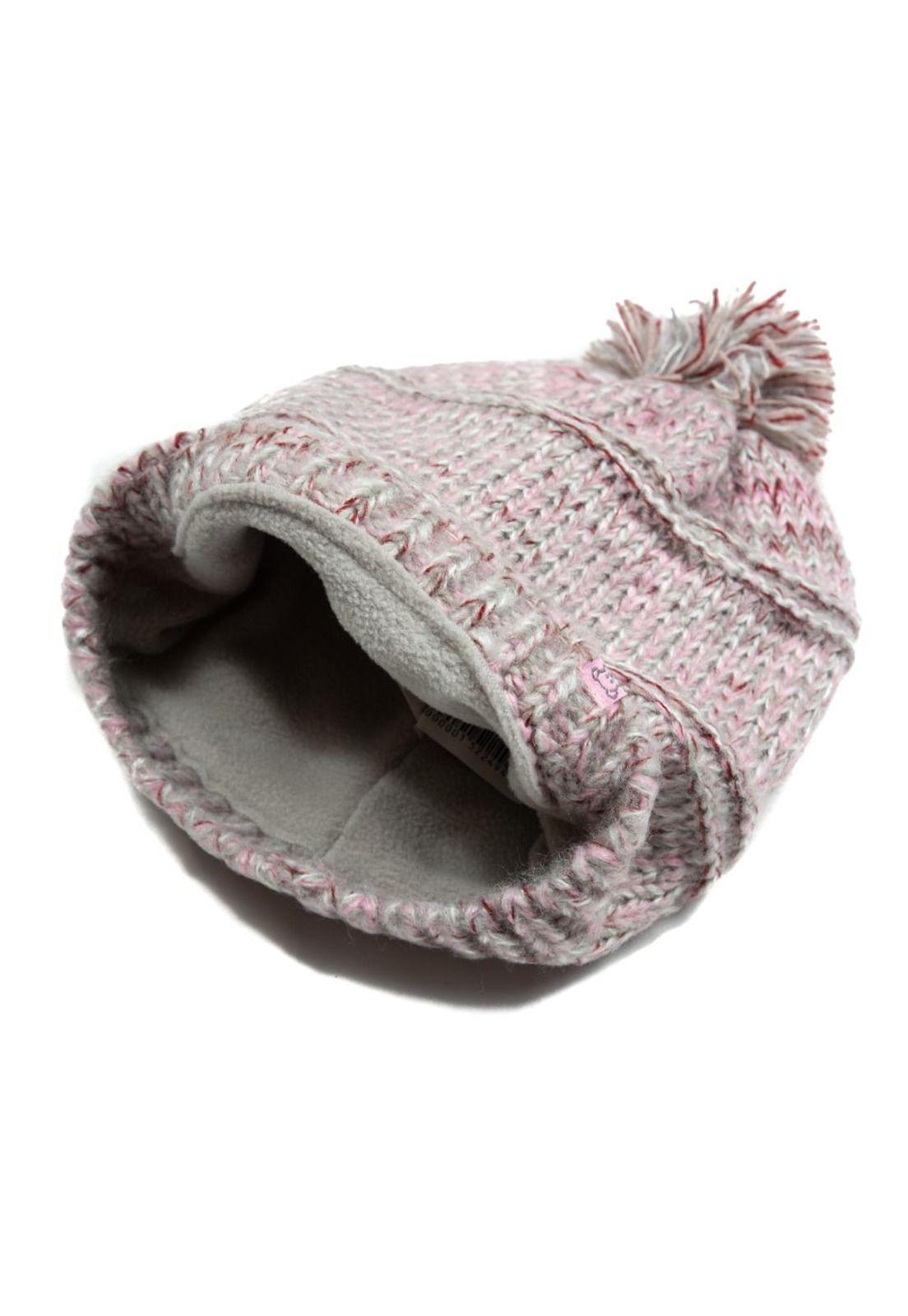 Gorro Bebé Niño Pompón Gris Claro Pillín-3