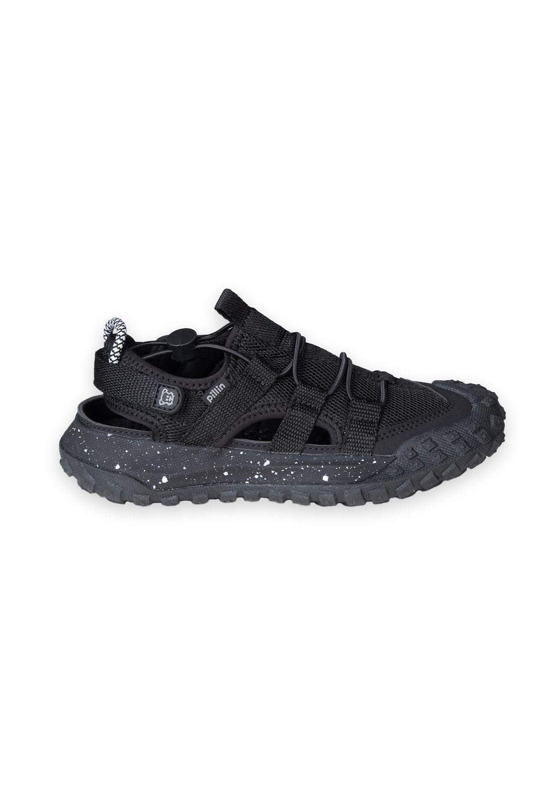 Sandalias Niño Negro Pillin (PZC437-25NEG )-1