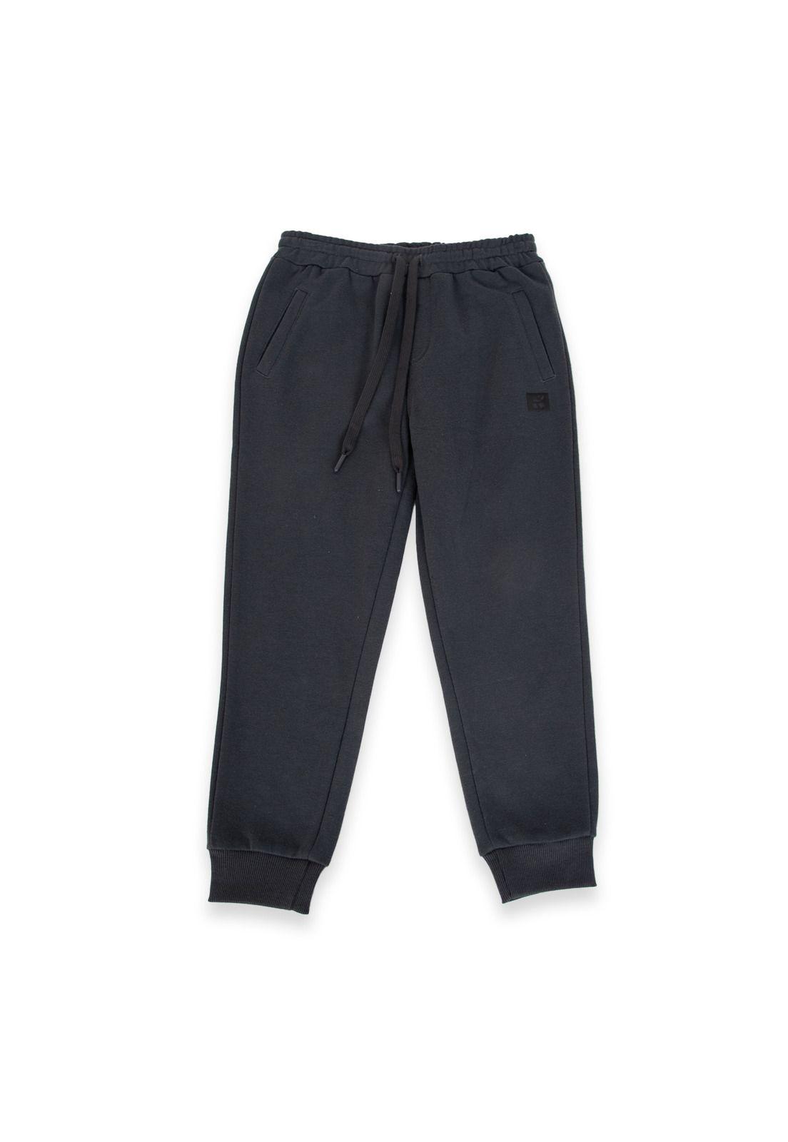 Pantalón Buzo Niño Negro Pillin (PVA507-24NEG)-0