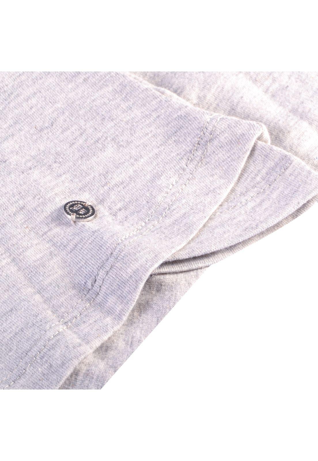 Polera Manga Larga Niña Gris claro Pillin-2