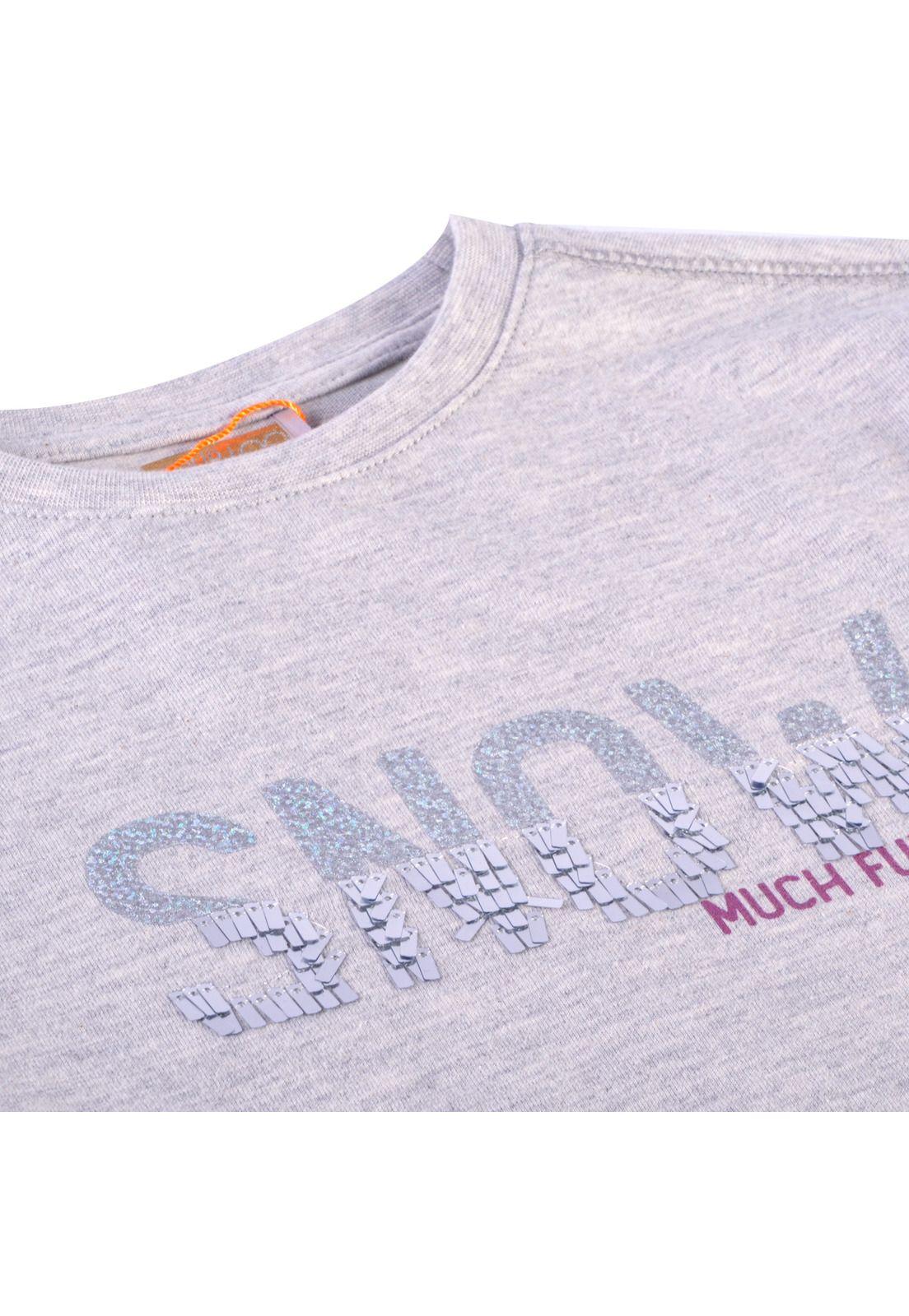 Polera Manga Larga Niña Gris claro Pillin-3
