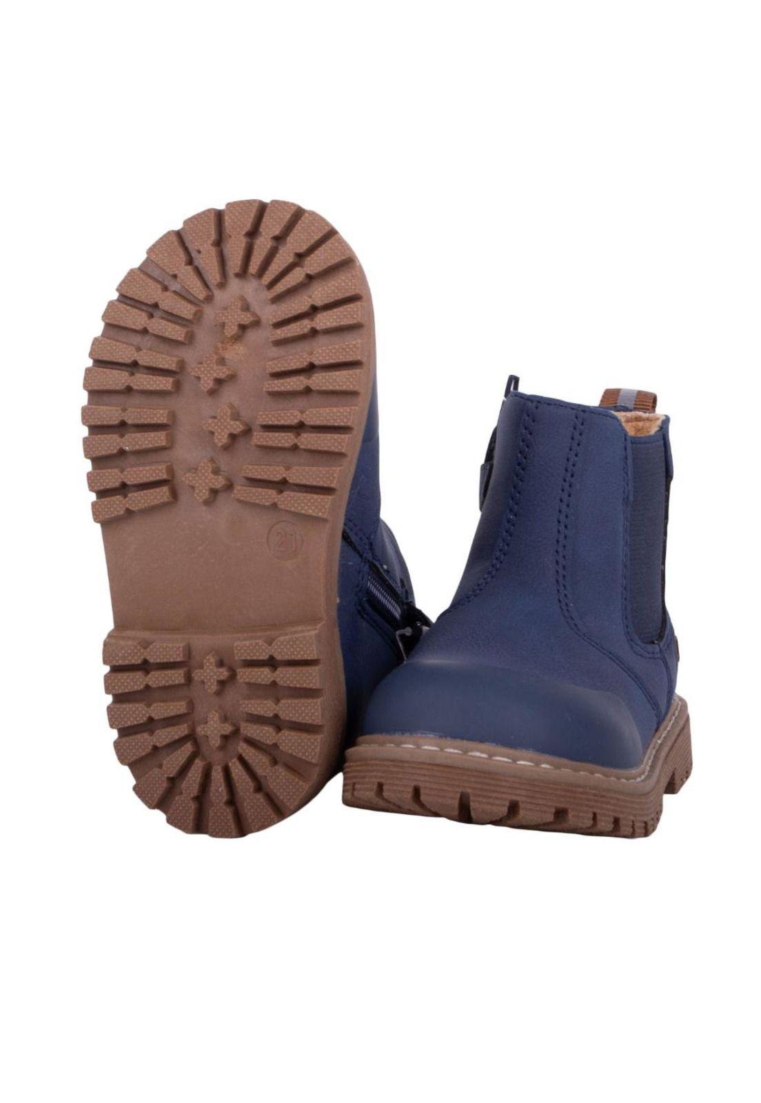 Botin Bebe Niño Azul Pillin-1