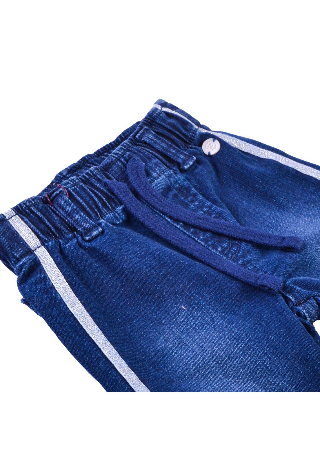 Jeans Mezclilla Bebé Niña Azul Pillin-1
