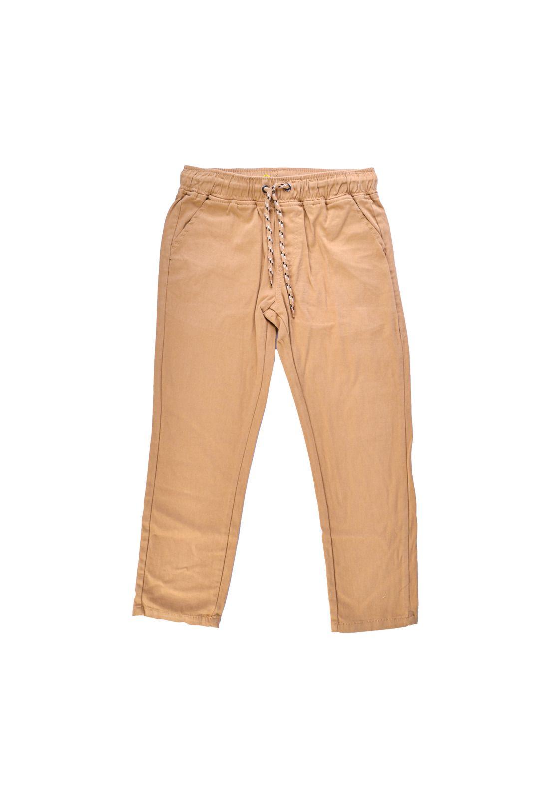 Pantalón Niño Mostaza Pillin-0