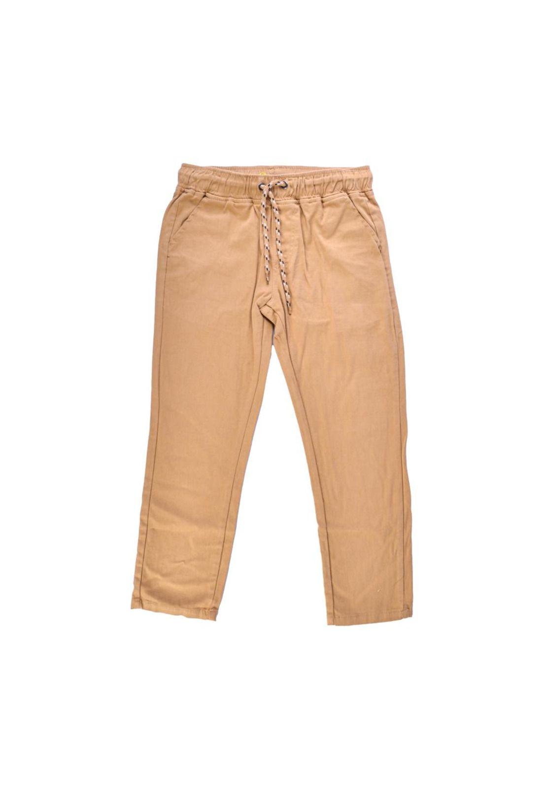 Pantalón Niño Mostaza Pillin-0