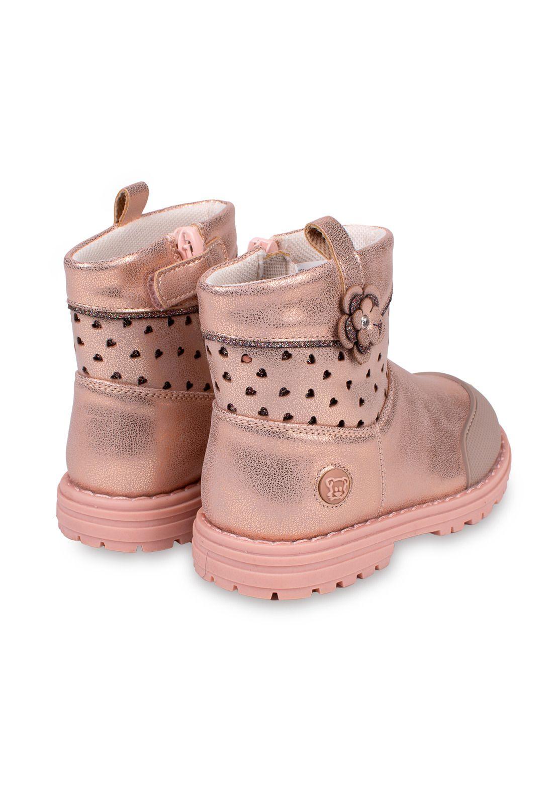 Botin  Niña Naranja Pillin (PZD331-26DAM)-2