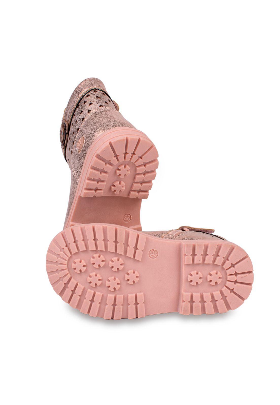 Botin  Niña Naranja Pillin (PZD331-26DAM)-3