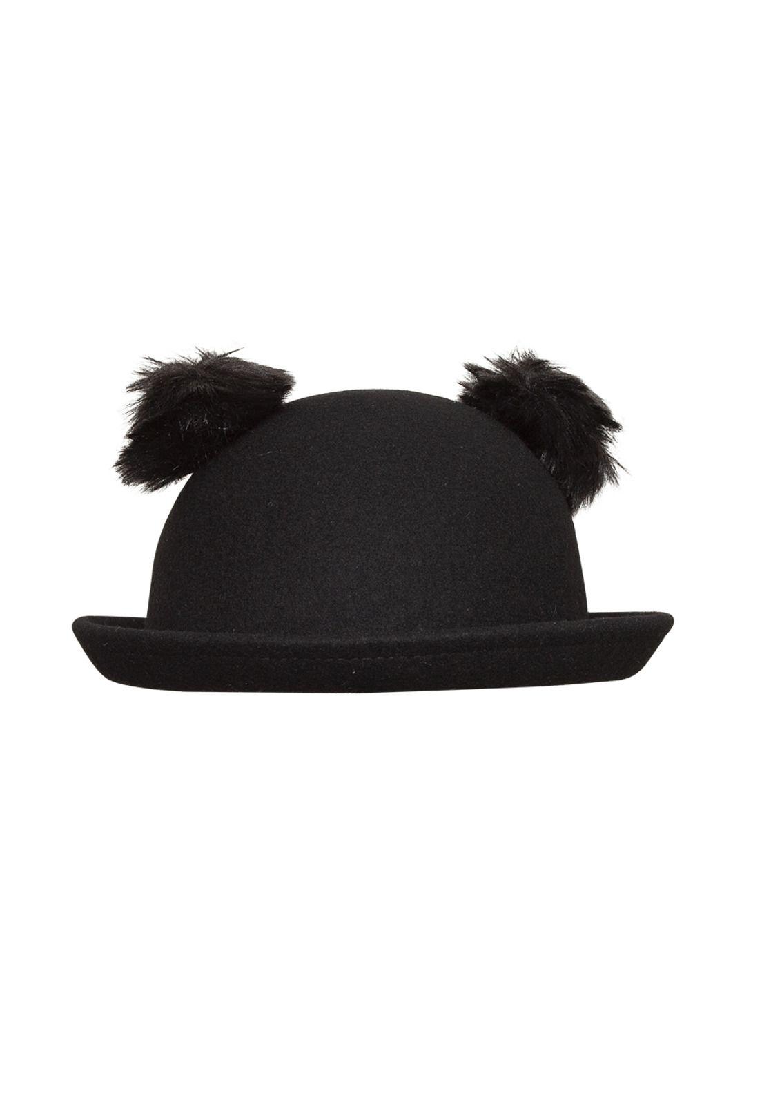 Sombrero Niña Negro Pillin-0