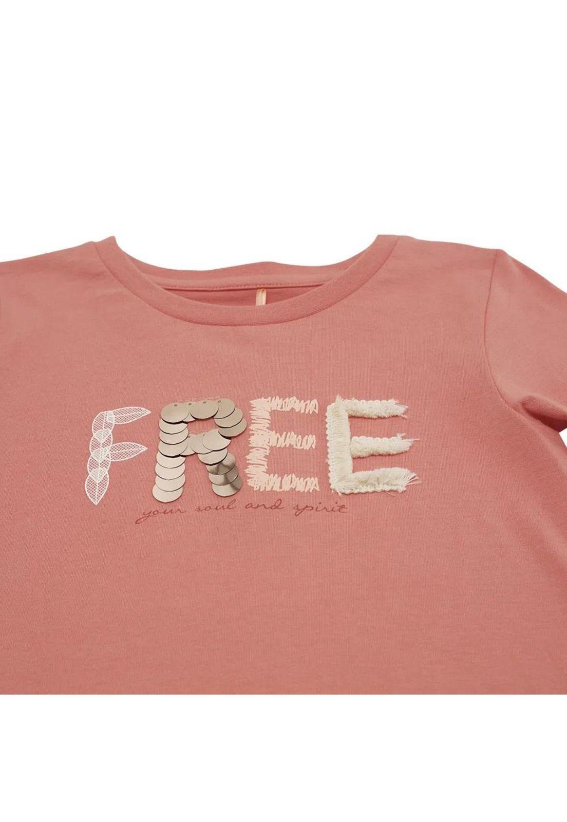 Polera Manga Larga Niña Rojo Pillin-1