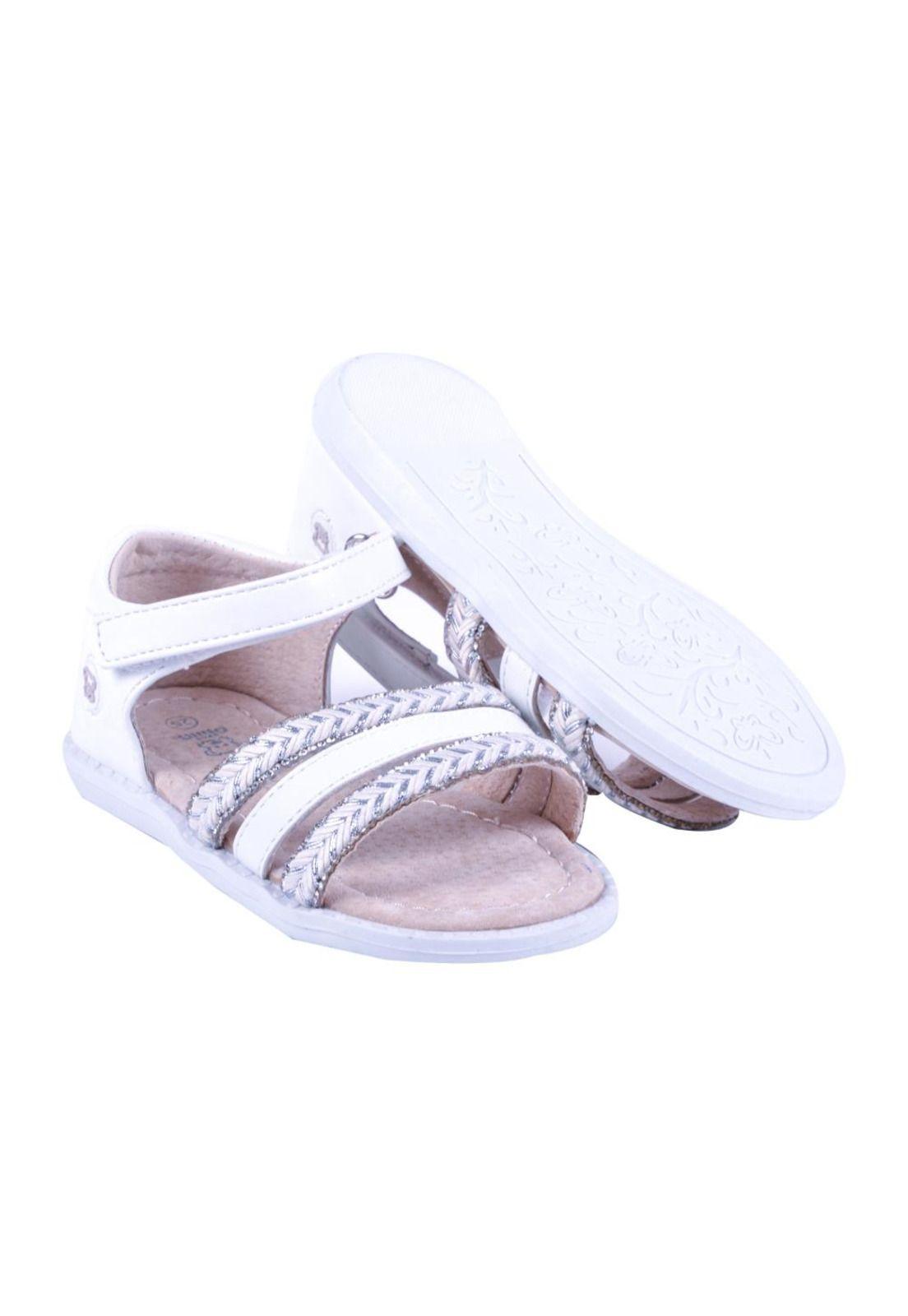 Sandalias Bebe Niña Blanco Pillin-2