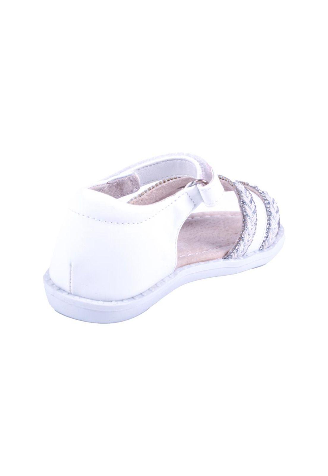 Sandalias Bebe Niña Blanco Pillin-3