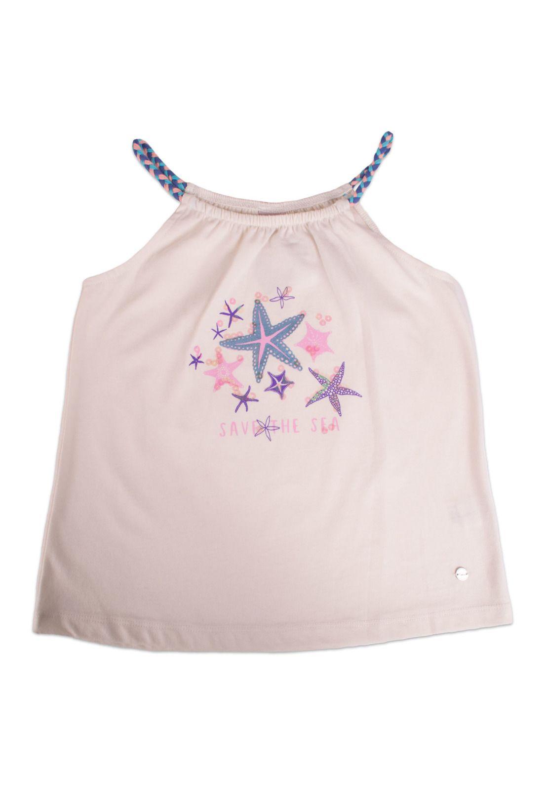 Polera Niña Blanco Pillin-0