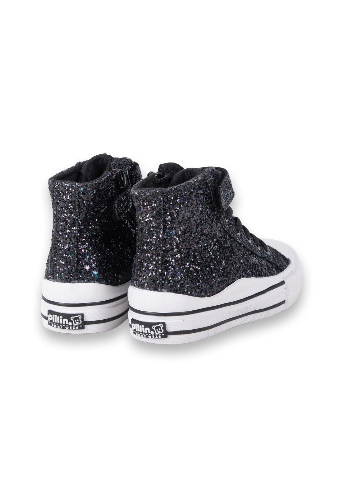Zapatillas Niña Negro Pillin (PZA506-24NEG)-3
