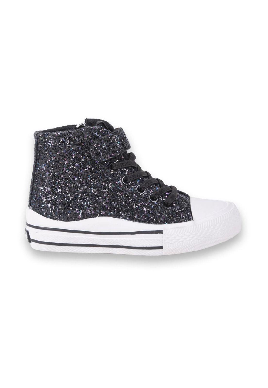 Zapatillas Niña Negro Pillin-2