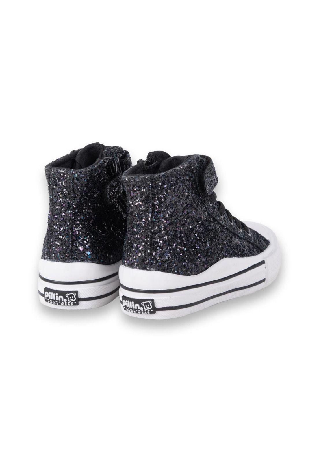 Zapatillas Niña Negro Pillin-3