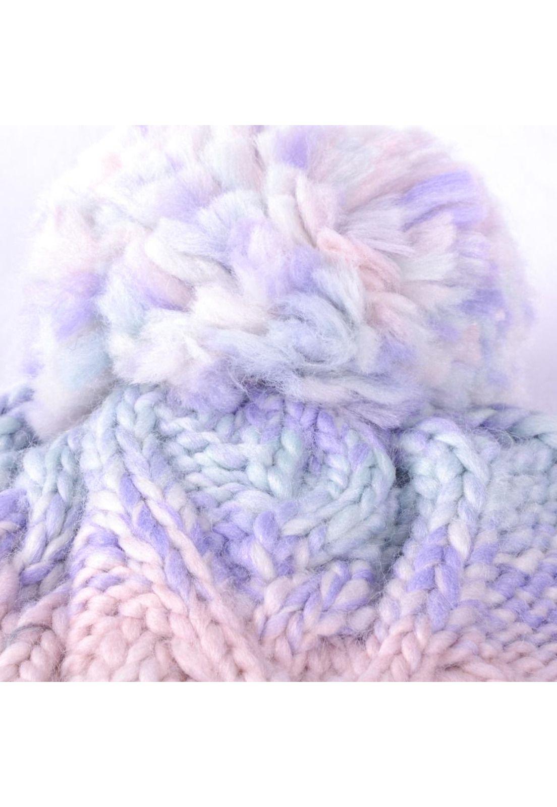 Gorro Bebé Niña Lila Pillin-2