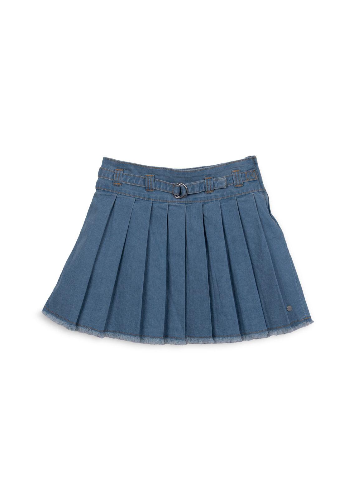 Falda Niña Denim Pillin-0