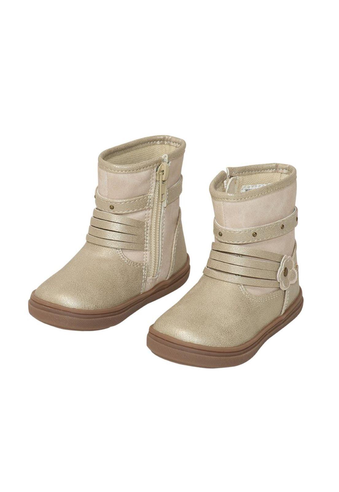 Bota Bebé Niña Beige Pillin-0