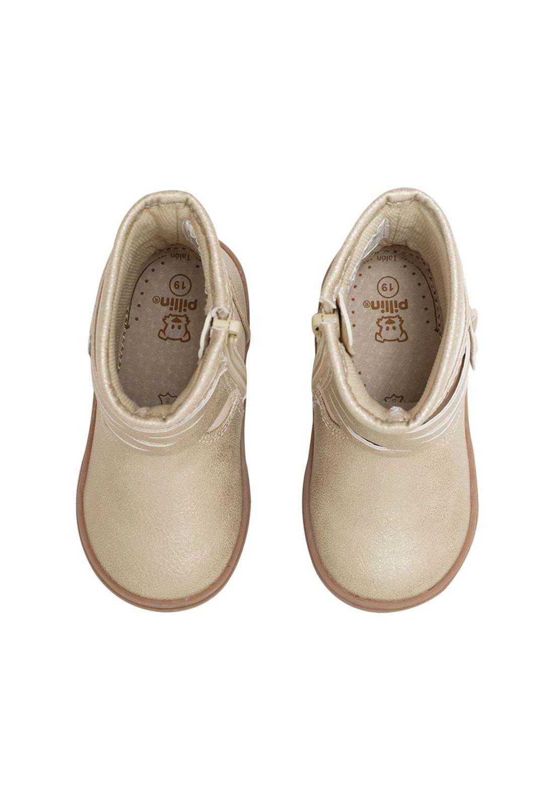 Bota Bebé Niña Beige Pillin-1